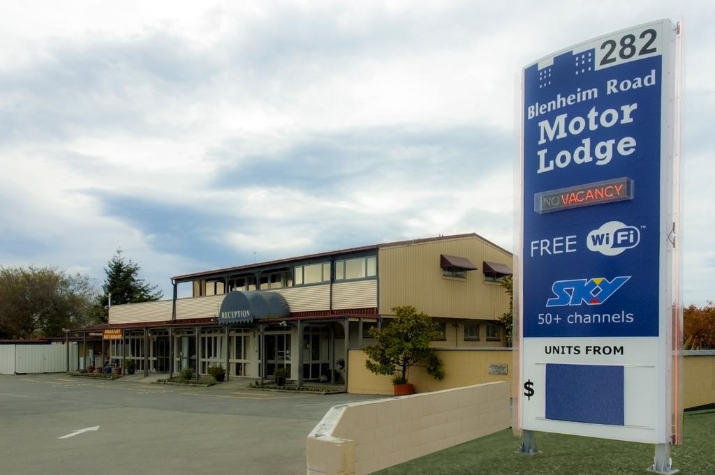 Blenheim Road Motor Lodge Christchurch Eksteriør billede